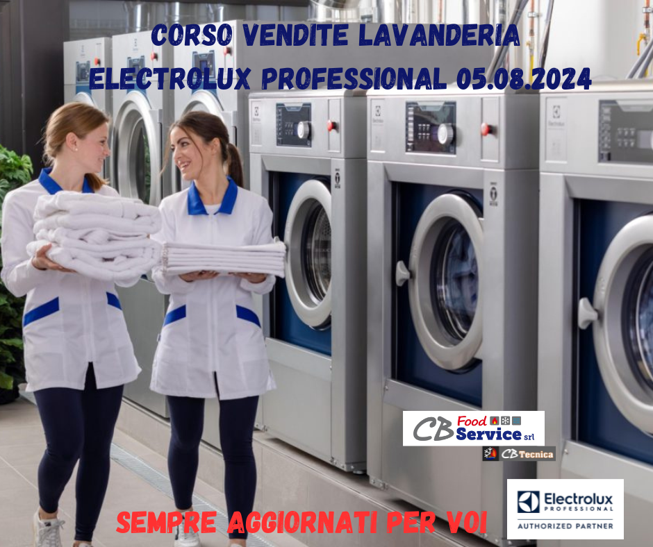 Seminario Vendite Lavanderia Electrolux Professional 05.08.2024